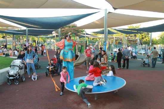 פארק כל הילדים, פעילויות לילדים, פארק חדש בהוד השרון, פארק לילדים עם צרכים מיוחדים